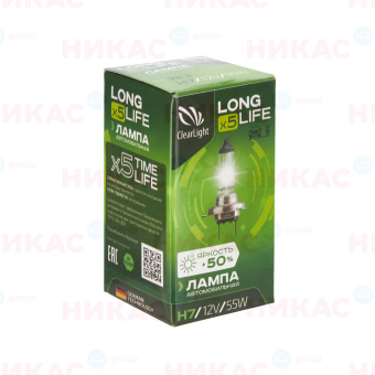 Clearlight - H7 - 12V-55W LongLife